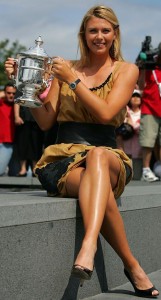 俄国网球大美女Maria Sharapova莎拉波娃高跟长腿领奖（第5张/共7张）