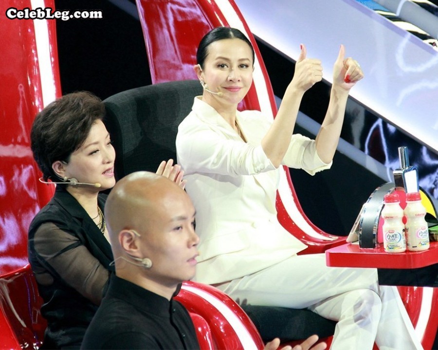 刘嘉玲和杨澜两大成熟知性女人黑白套装同台（第14张/共26张）
