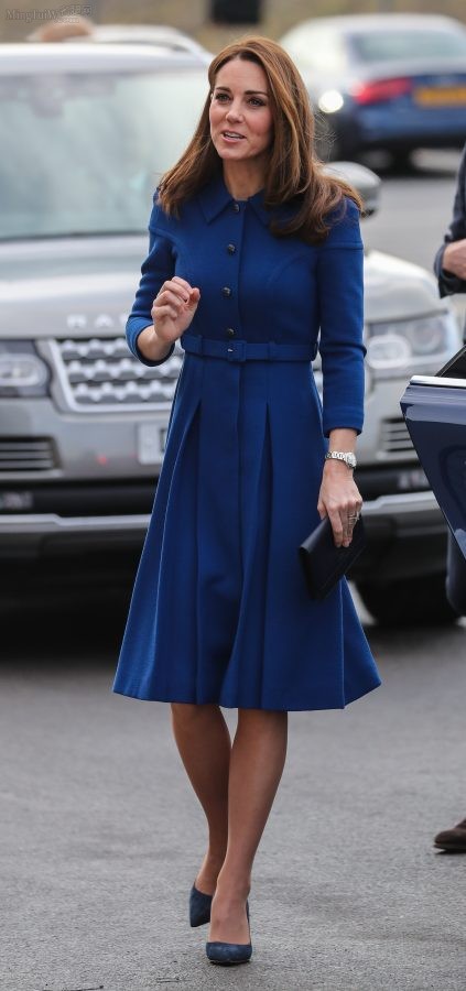 凯特王妃Kate Middleton腿上裹了超薄的肉色丝袜（第6张/共9张）
