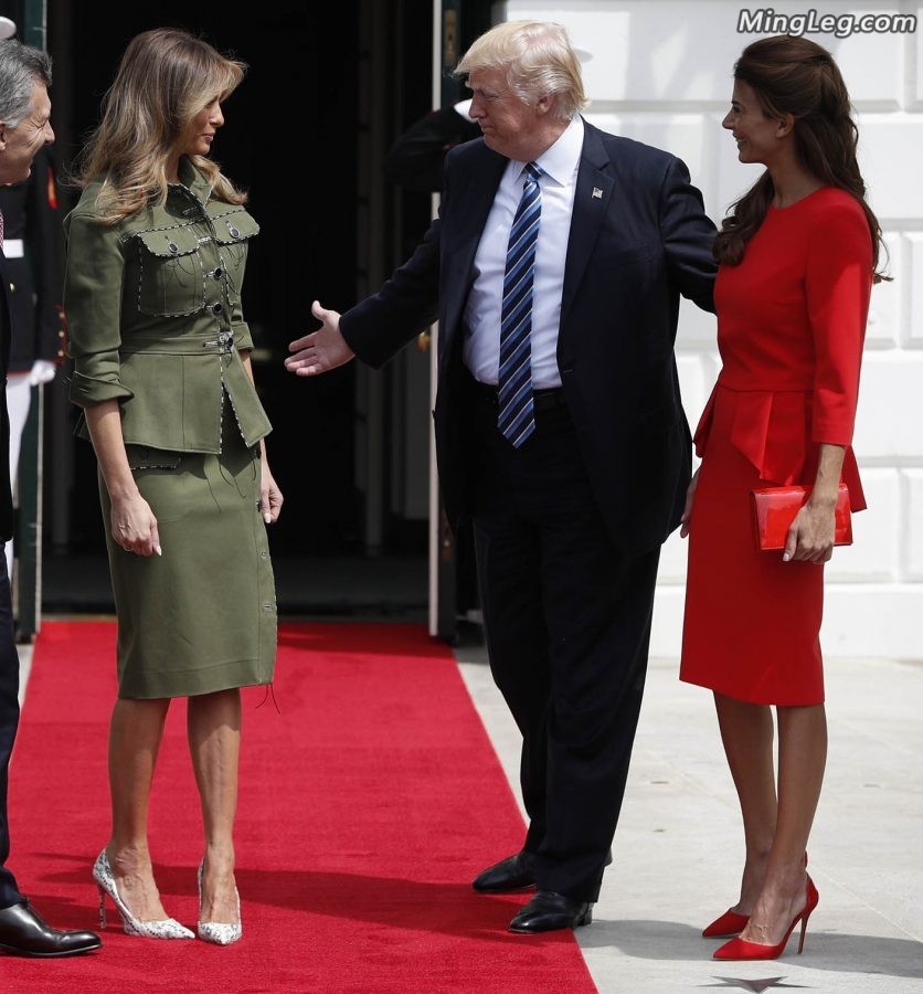 阿根廷和美国两位总统夫人的高跟美腿（第13张/共17张）