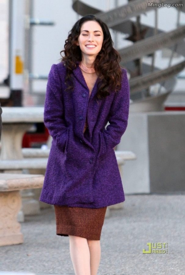 Megan Fox穿高档肉丝袜高跟外出（第3张/共6张）