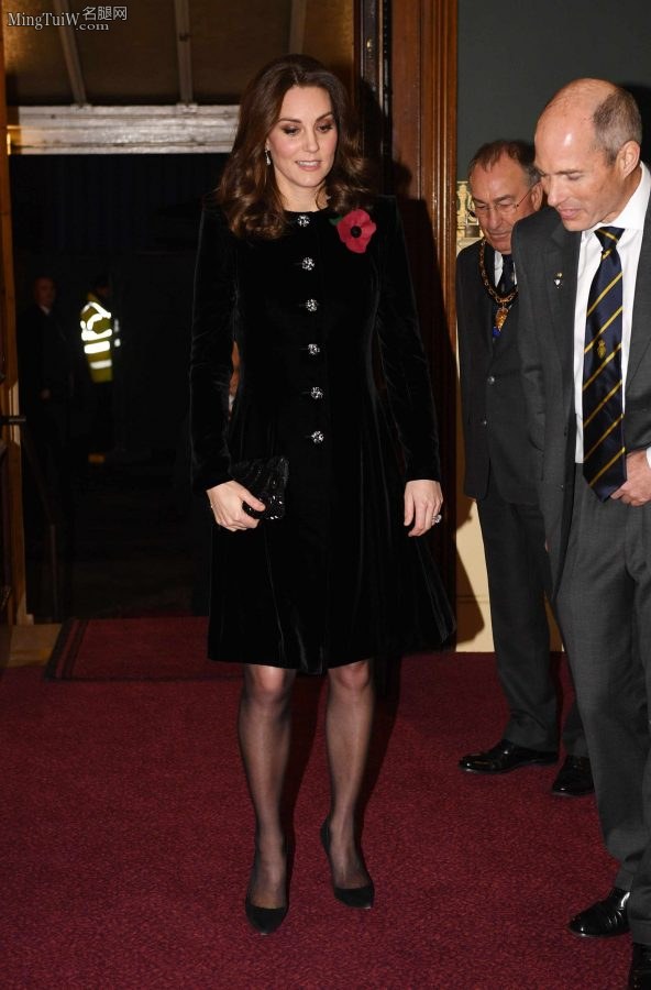 Kate Middleton王妃的黑丝袜高跟（第2张/共6张）