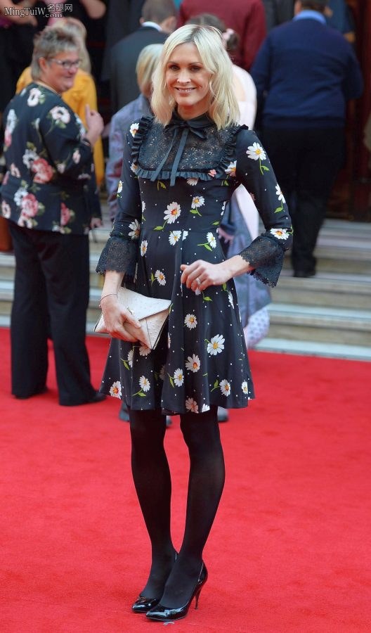 英国演员Jenni Falconer穿黑丝高跟走红毯（第13张/共18张）