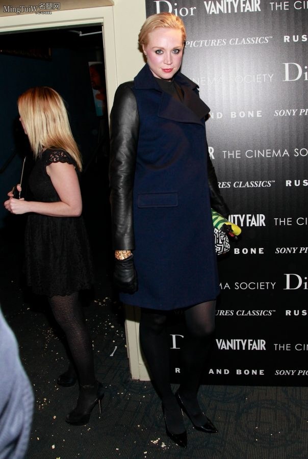 高个子美人Gwendoline Christie穿了黑色丝袜（第5张/共8张）