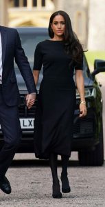 英国王妃Kate Middleton和Meghan Markle黑丝袜高跟乘以2（第4张/共23张）