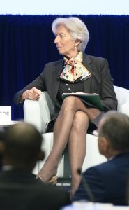 克里斯蒂娜·拉加德在国际会议上的黑丝袜高跟（第2张/共6张）