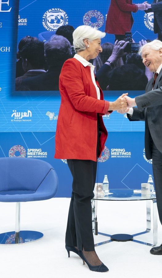 世界银行会议上Christine Lagarde的裤里丝（第6张/共6张）
